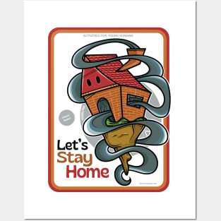 Let's stay home ver 2 Posters and Art